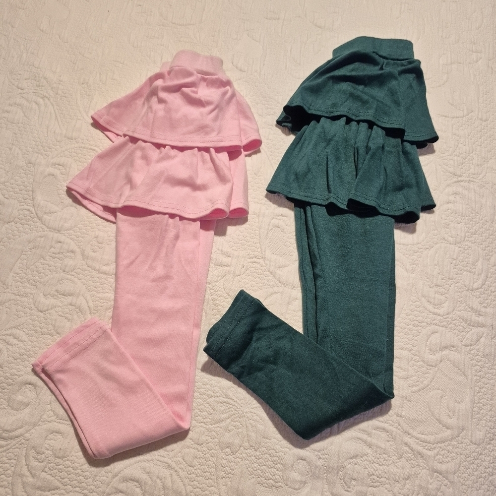 Shecute girls size 140 & 150 skirted legging both fit the same EUC fit small